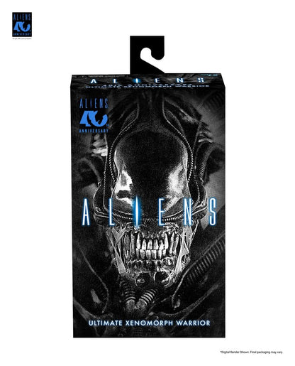 Aliens Ultimate Actionfigur Warrior (1986) Xenomorph Black (40th Anniversary) 23 cm Image 2