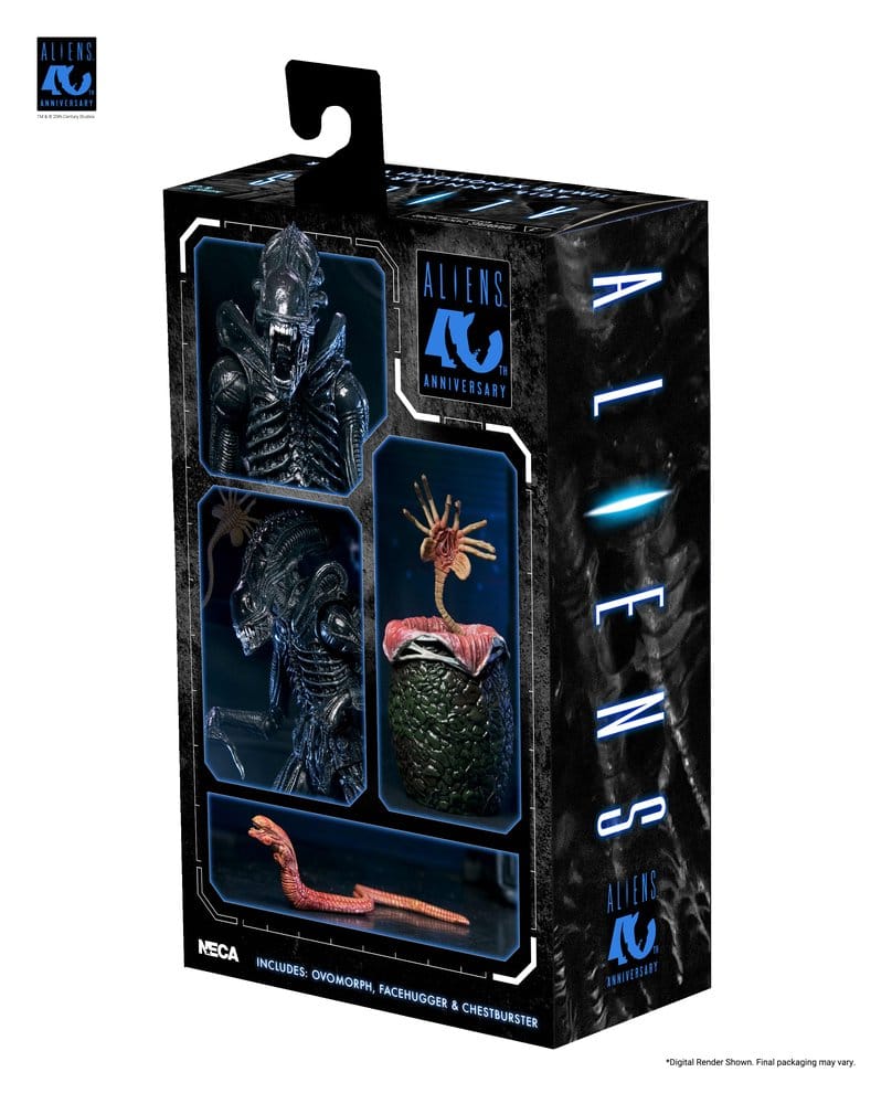 Aliens Ultimate Actionfigur Warrior (1986) Xenomorph Black (40th Anniversary) 23 cm Image 3