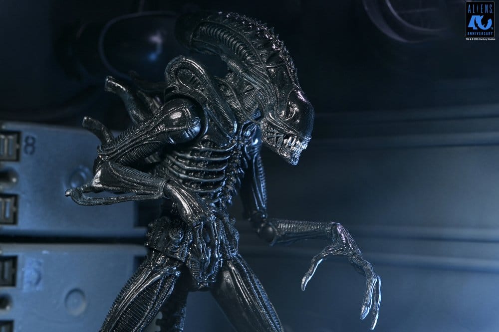 Aliens Ultimate Actionfigur Warrior (1986) Xenomorph Black (40th Anniversary) 23 cm Image 13