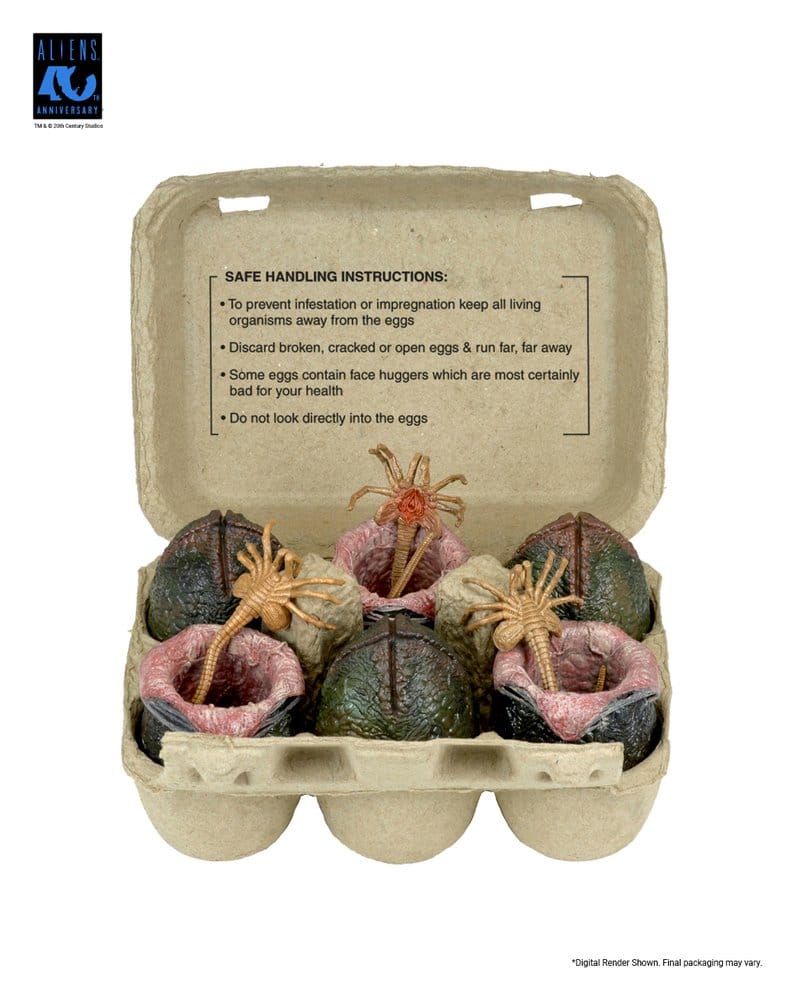 Aliens 6er-Pack Zubehör-Set Carton of Alien Eggs (40th Anniversary) Image 7
