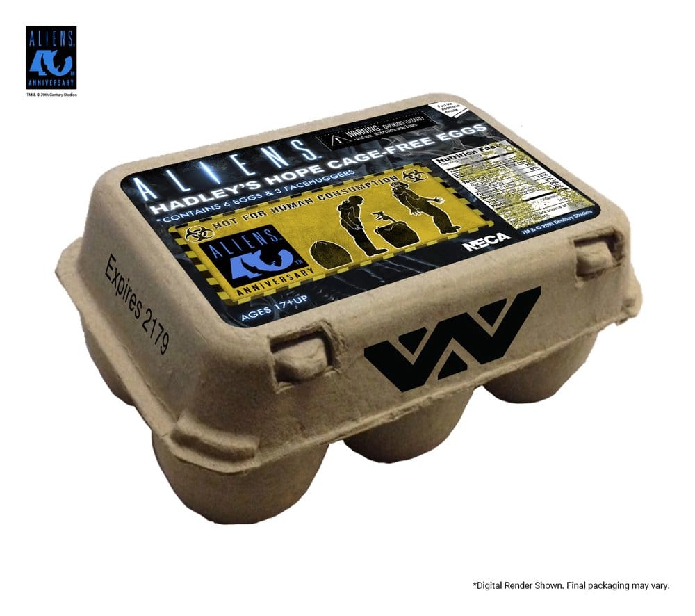Aliens 6er-Pack Zubehör-Set Carton of Alien Eggs (40th Anniversary) Image 9