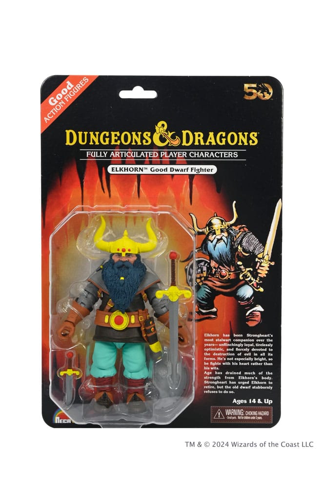 Dungeons and Dragons Scale Actionfigur 50th Anniversary Elkhorn on Blister Card 18 cm Image 2