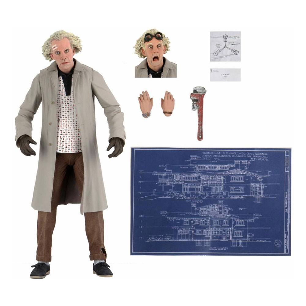 Zurück in die Zukunft Actionfigur Ultimate Doc Brown 18 cm Image