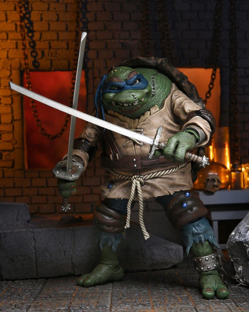 Universal Monsters x Teenage Mutant Ninja Turtles Actionfigur Ultimate Leonardo as The Hunchback 18 cm Image 5