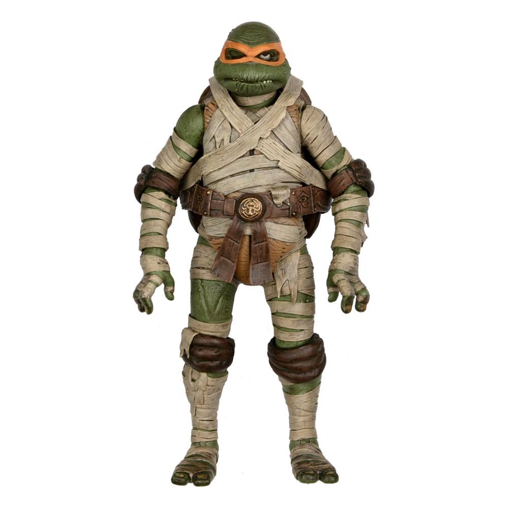 Universal Monsters x Teenage Mutant Ninja Turtles Actionfigur Ultimate Michelangelo as The Mummy 18 cm Image 1