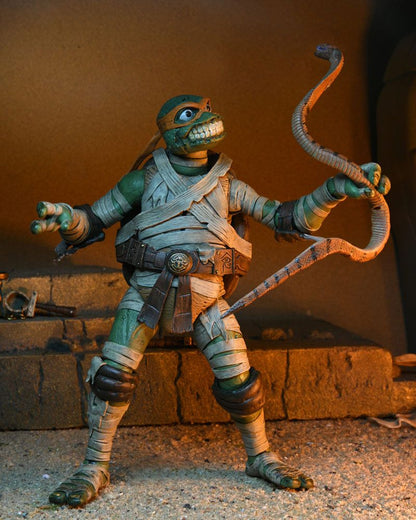 Universal Monsters x Teenage Mutant Ninja Turtles Actionfigur Ultimate Michelangelo as The Mummy 18 cm Image 4