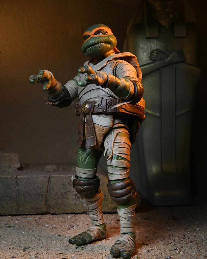 Universal Monsters x Teenage Mutant Ninja Turtles Actionfigur Ultimate Michelangelo as The Mummy 18 cm Image 6