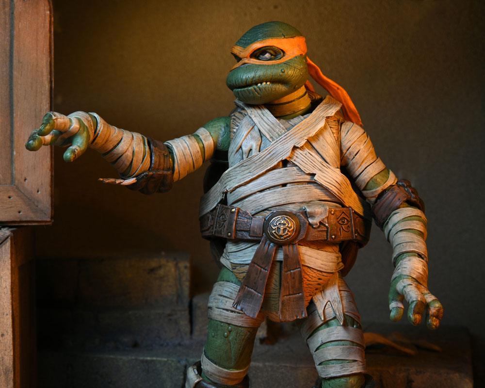 Universal Monsters x Teenage Mutant Ninja Turtles Actionfigur Ultimate Michelangelo as The Mummy 18 cm Image 8