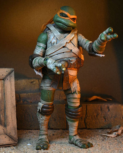 Universal Monsters x Teenage Mutant Ninja Turtles Actionfigur Ultimate Michelangelo as The Mummy 18 cm Image 9