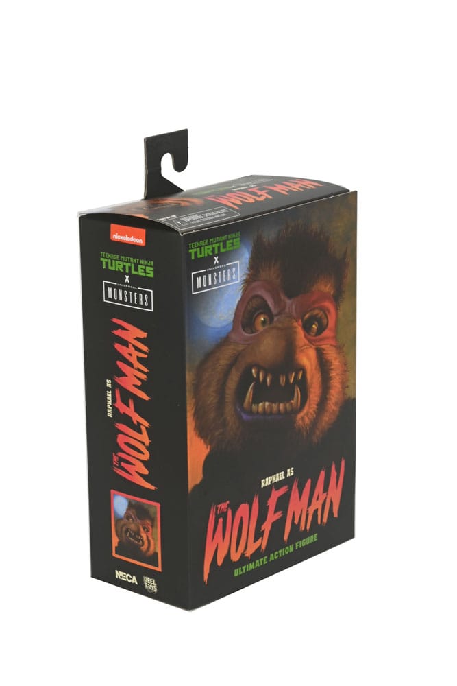 Universal Monsters x Teenage Mutant Ninja Turtles Actionfigur Ultimate Raphael as The Wolfman 18 cm Image 5