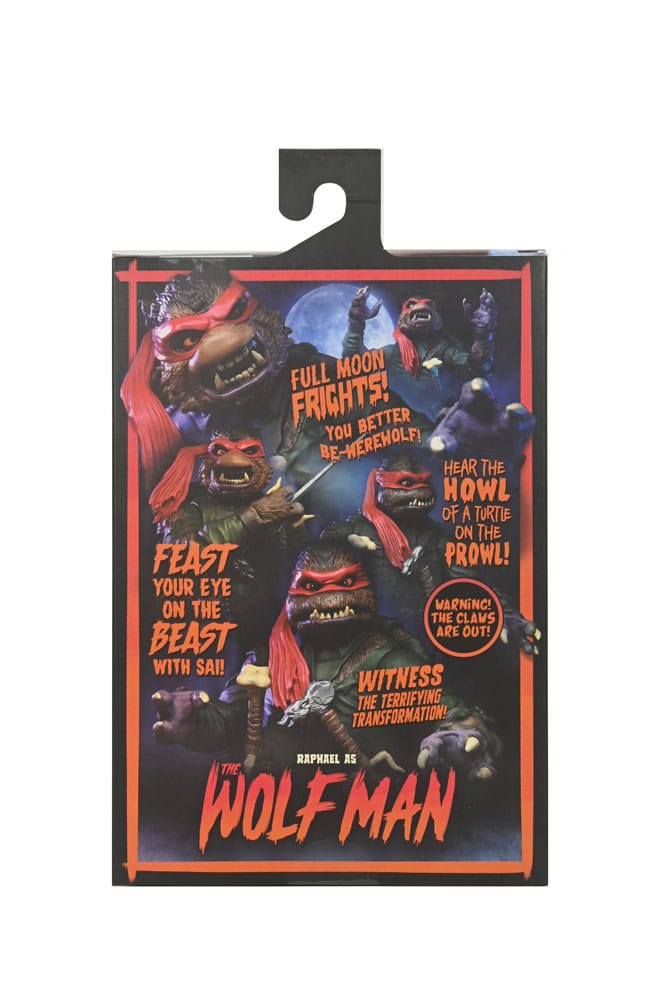Universal Monsters x Teenage Mutant Ninja Turtles Actionfigur Ultimate Raphael as The Wolfman 18 cm Image 7