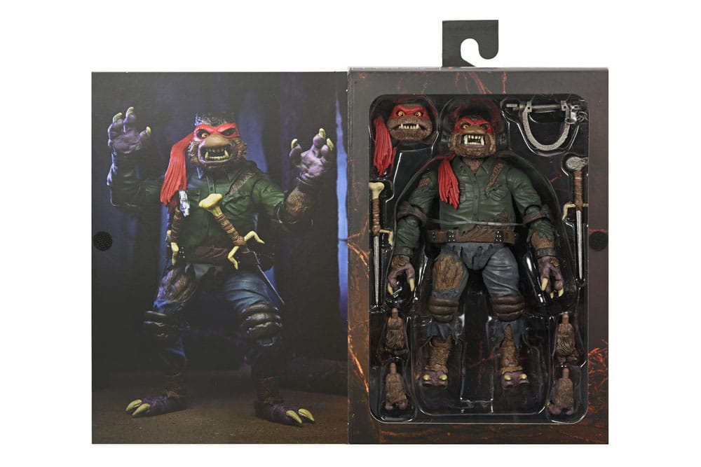 Universal Monsters x Teenage Mutant Ninja Turtles Actionfigur Ultimate Raphael as The Wolfman 18 cm Image 8