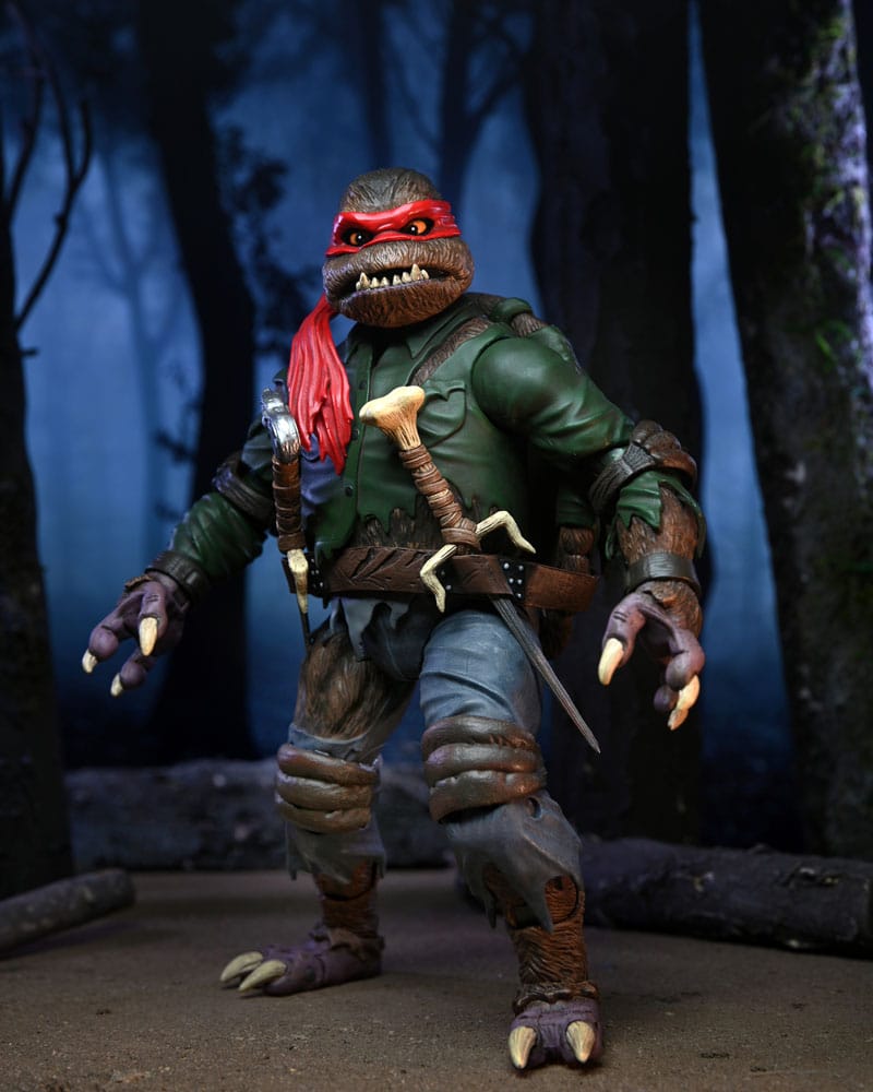 Universal Monsters x Teenage Mutant Ninja Turtles Actionfigur Ultimate Raphael as The Wolfman 18 cm Image 10