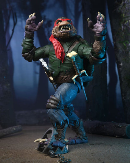 Universal Monsters x Teenage Mutant Ninja Turtles Actionfigur Ultimate Raphael as The Wolfman 18 cm Image 11