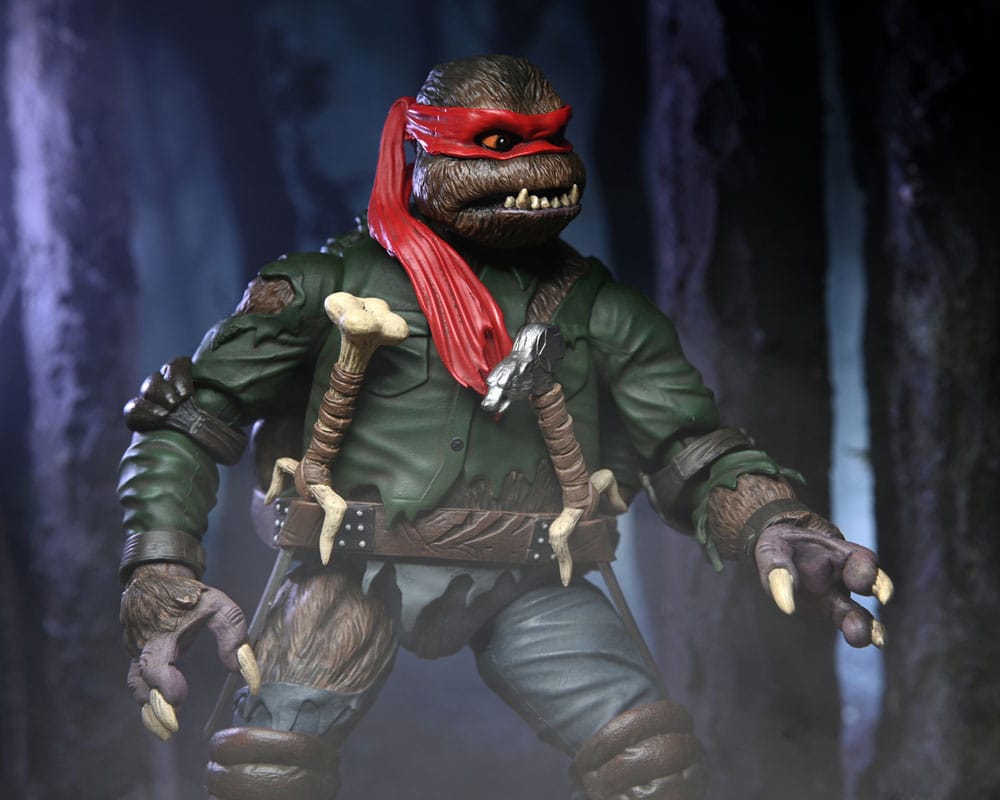 Universal Monsters x Teenage Mutant Ninja Turtles Actionfigur Ultimate Raphael as The Wolfman 18 cm Image 12
