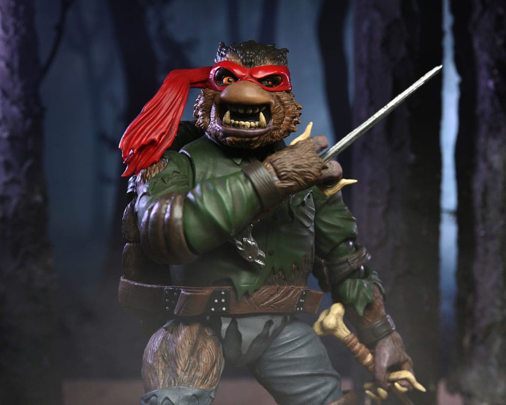 Universal Monsters x Teenage Mutant Ninja Turtles Actionfigur Ultimate Raphael as The Wolfman 18 cm Image 14