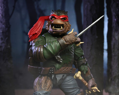 Universal Monsters x Teenage Mutant Ninja Turtles Actionfigur Ultimate Raphael as The Wolfman 18 cm Image 14