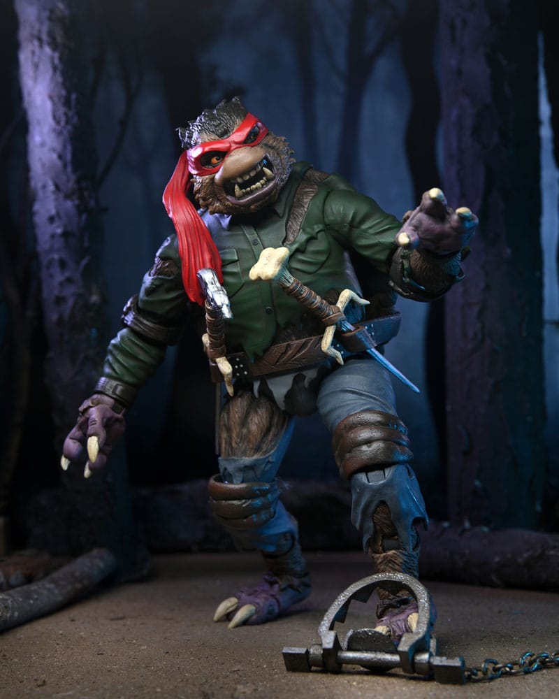 Universal Monsters x Teenage Mutant Ninja Turtles Actionfigur Ultimate Raphael as The Wolfman 18 cm Image 17