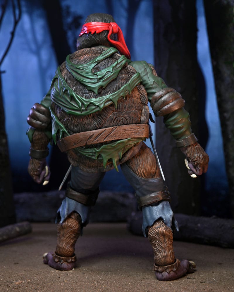 Universal Monsters x Teenage Mutant Ninja Turtles Actionfigur Ultimate Raphael as The Wolfman 18 cm Image 18
