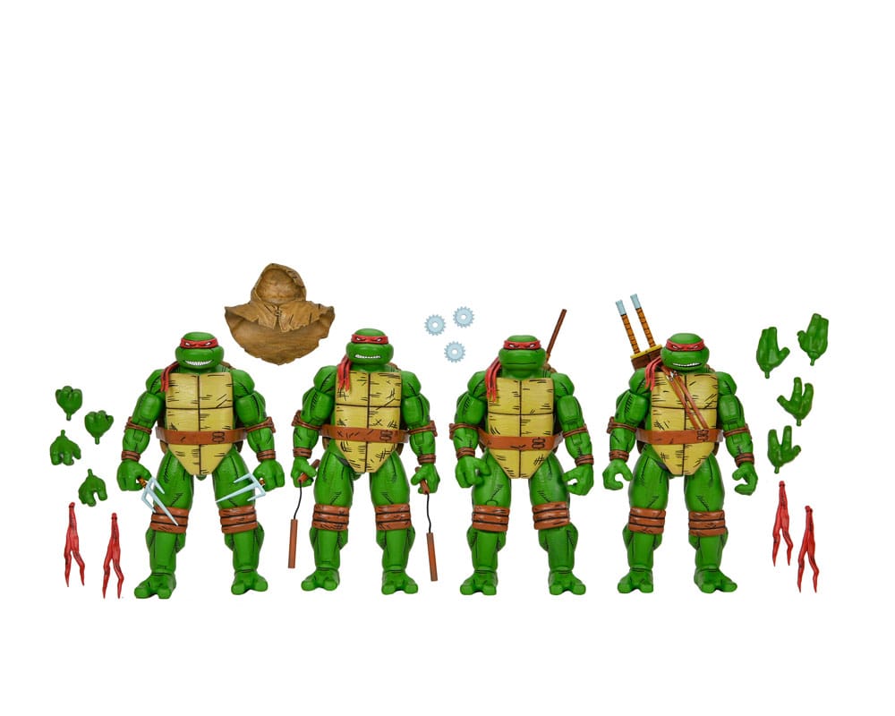 Teenage Mutant Ninja Turtles (Mirage Comics) 4er-Pack Actionfiguren Leonardo, Raphael, Michelangelo, Donatello 18 cm Image 8