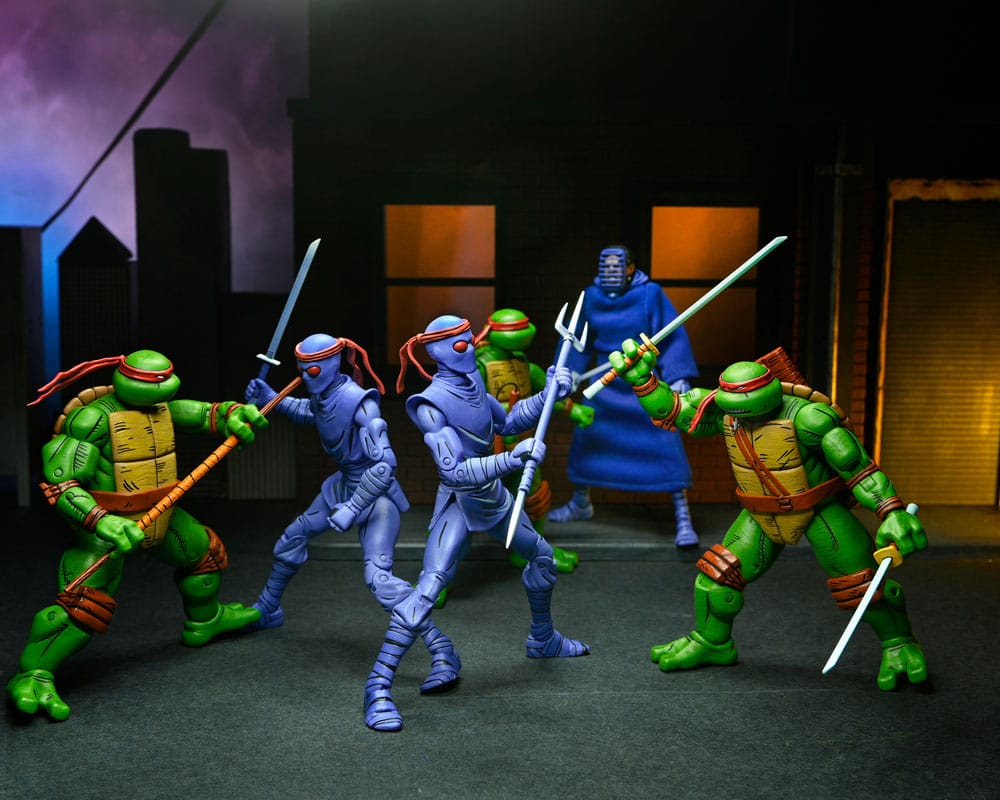 Teenage Mutant Ninja Turtles (Mirage Comics) 4er-Pack Actionfiguren Leonardo, Raphael, Michelangelo, Donatello 18 cm Image 15