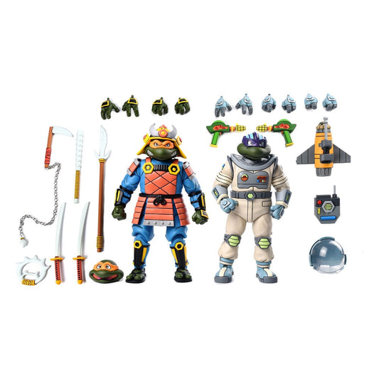 Teenage Mutant Ninja Turtles (Cartoon) Actionfiguren 2er-Pack Space Adventure & Samurai Turtles 18 cm Image 1