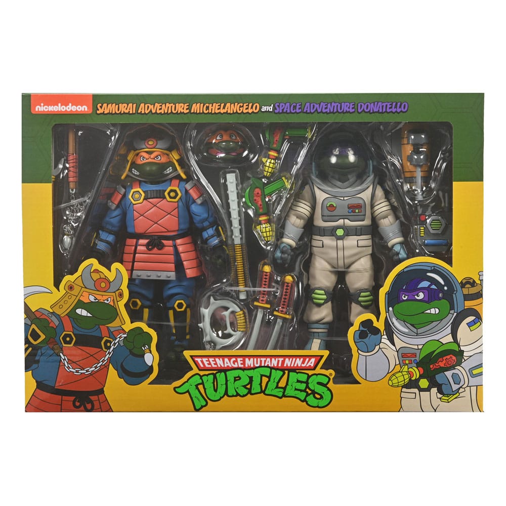 Teenage Mutant Ninja Turtles (Cartoon) Actionfiguren 2er-Pack Space Adventure & Samurai Turtles 18 cm Image 2
