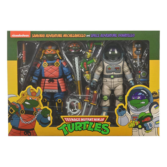 Teenage Mutant Ninja Turtles (Cartoon) Actionfiguren 2er-Pack Space Adventure & Samurai Turtles 18 cm Image 2