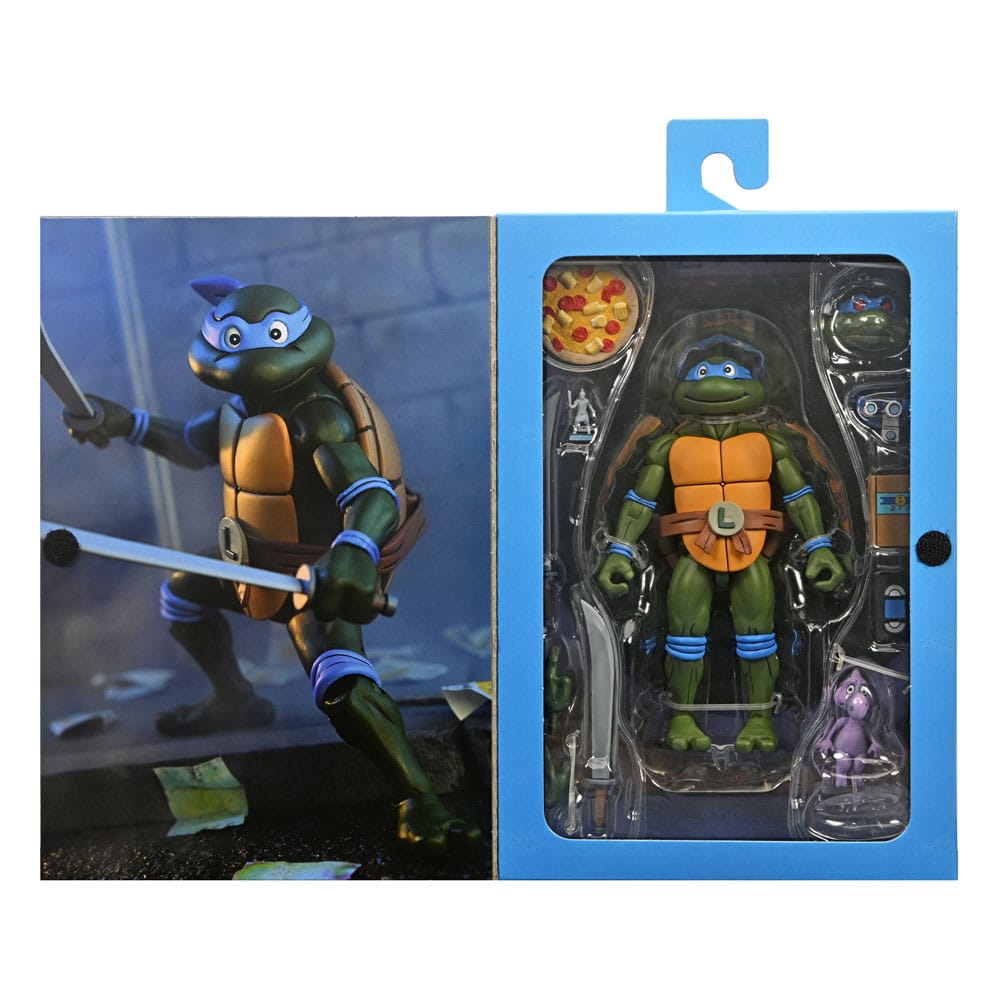 Teenage Mutant Ninja Turtles (1987 Cartoon) Actionfigur Ultimate Leonardo (VHS) 18 cm Image 4
