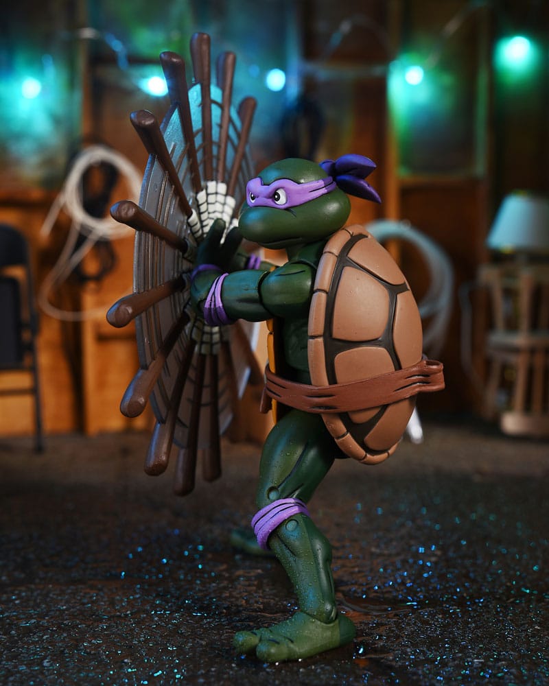 Teenage Mutant Ninja Turtles (1987 Cartoon) Actionfigur Ultimate Donatello (VHS) 18 cm Image 1