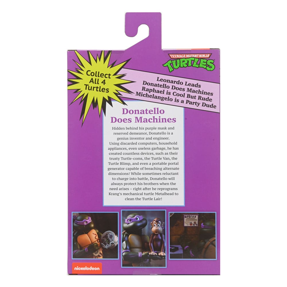 Teenage Mutant Ninja Turtles (1987 Cartoon) Actionfigur Ultimate Donatello (VHS) 18 cm Image 5
