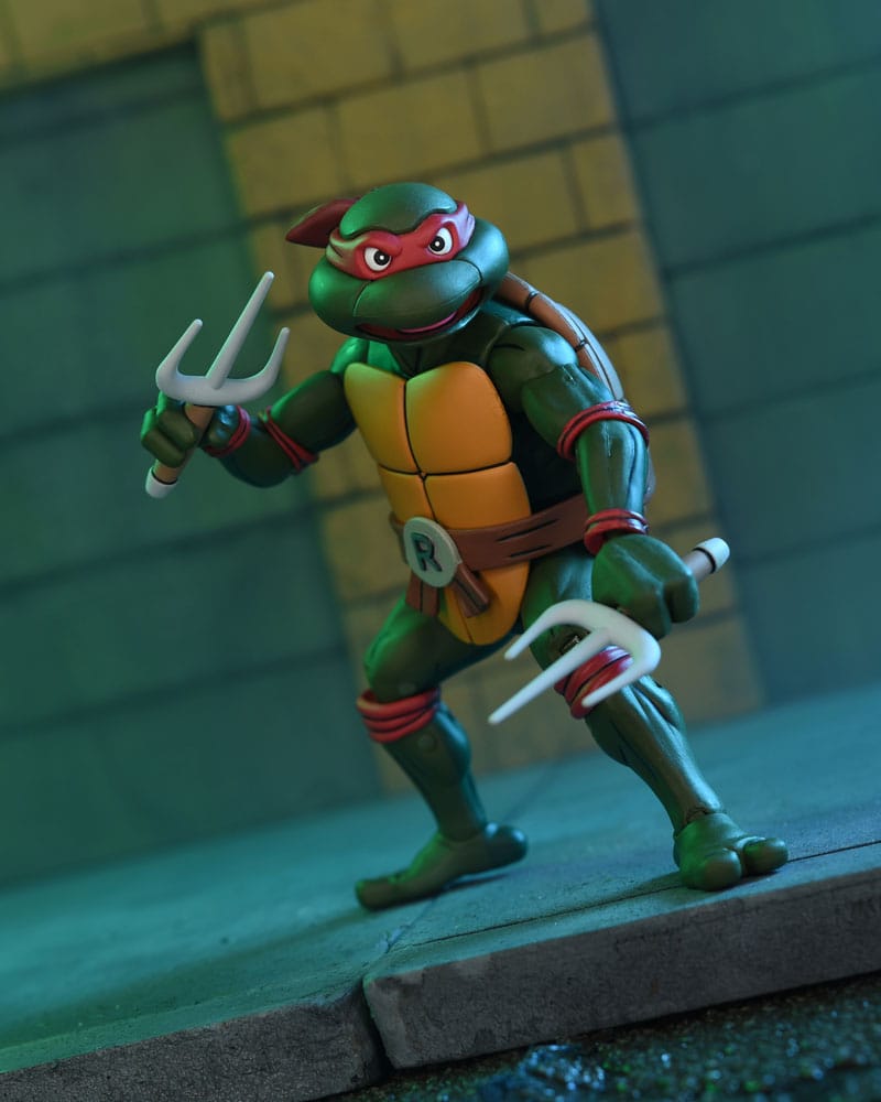 Teenage Mutant Ninja Turtles (1987 Cartoon) Actionfigur Ultimate Raphael (VHS) 18 cm Image 1
