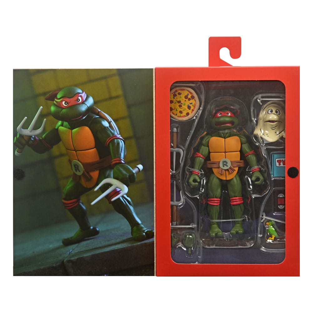 Teenage Mutant Ninja Turtles (1987 Cartoon) Actionfigur Ultimate Raphael (VHS) 18 cm Image 5