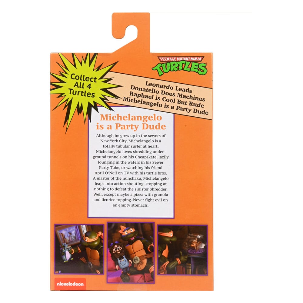 Teenage Mutant Ninja Turtles (1987 Cartoon) Actionfigur Ultimate Michelangelo (VHS) 18 cm Image 4