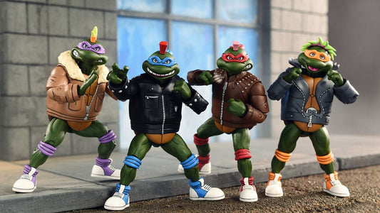Teenage Mutant Ninja Turtles (Cartoon) Actionfiguren 4er-Pack Punk Turtles 18 cm Image 1