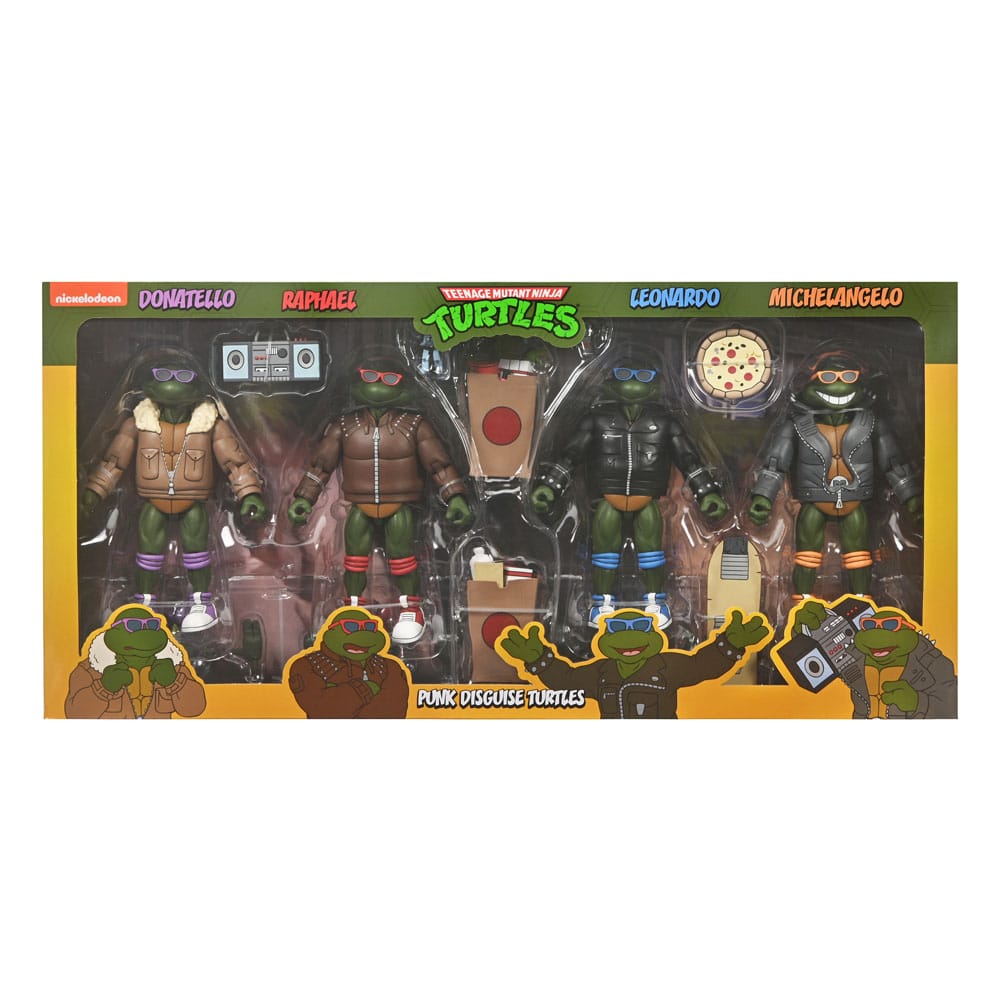 Teenage Mutant Ninja Turtles (Cartoon) Actionfiguren 4er-Pack Punk Turtles 18 cm Image 2