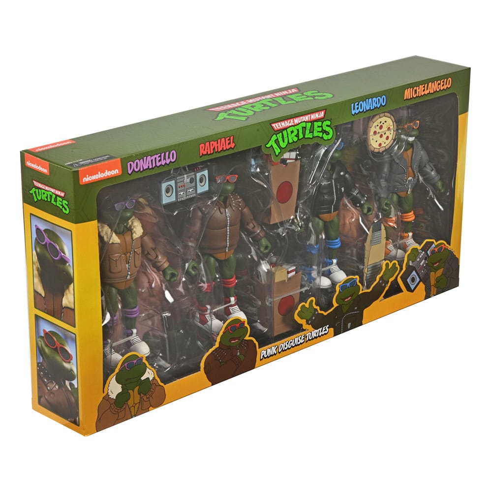 Teenage Mutant Ninja Turtles (Cartoon) Actionfiguren 4er-Pack Punk Turtles 18 cm Image 3