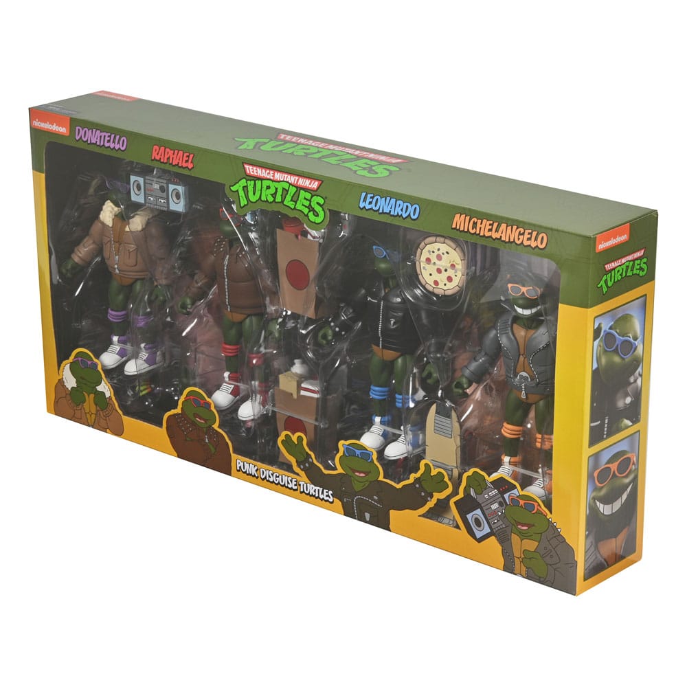 Teenage Mutant Ninja Turtles (Cartoon) Actionfiguren 4er-Pack Punk Turtles 18 cm Image 4