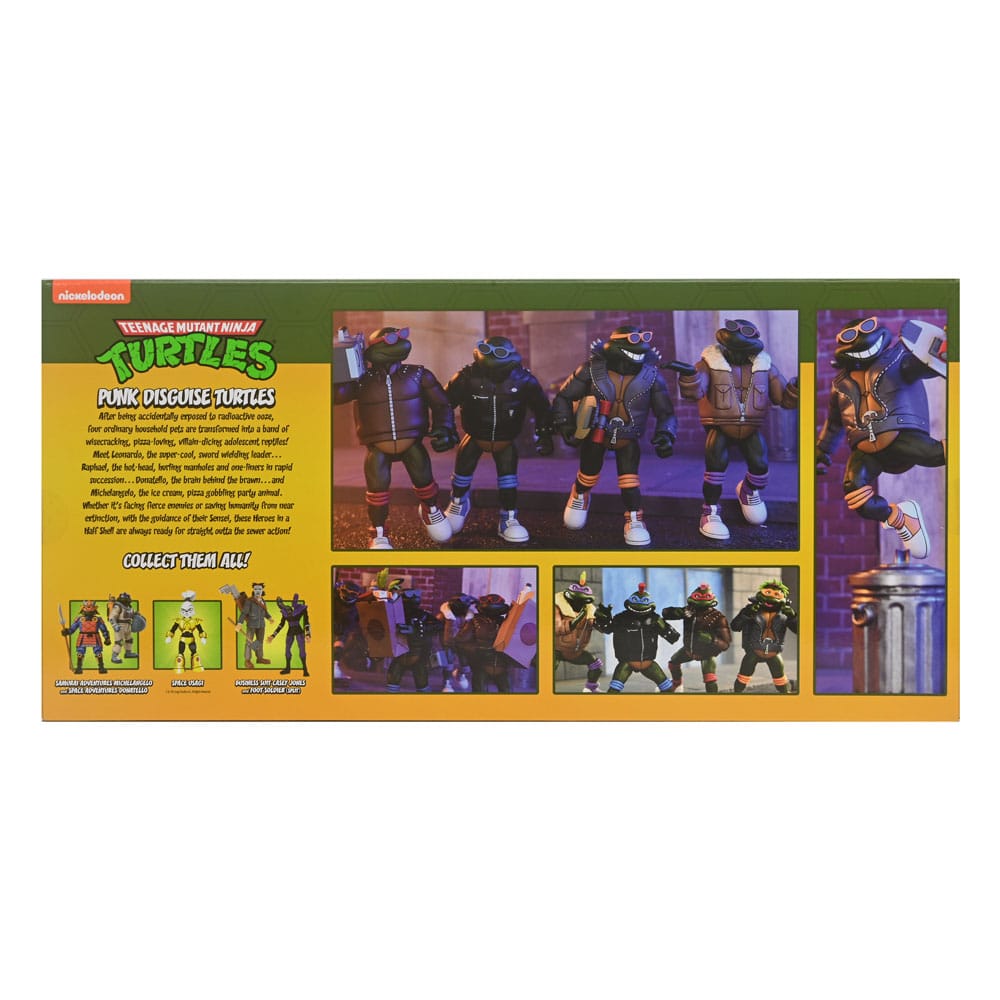 Teenage Mutant Ninja Turtles (Cartoon) Actionfiguren 4er-Pack Punk Turtles 18 cm Image 5