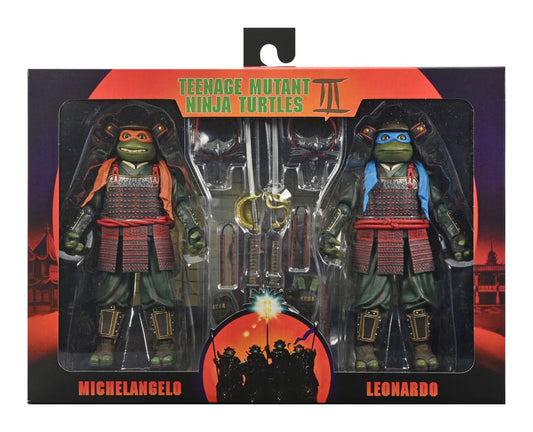 Turtles III Actionfiguren 2-Pack Leonardo & Michelangelo 18 cm Image 2