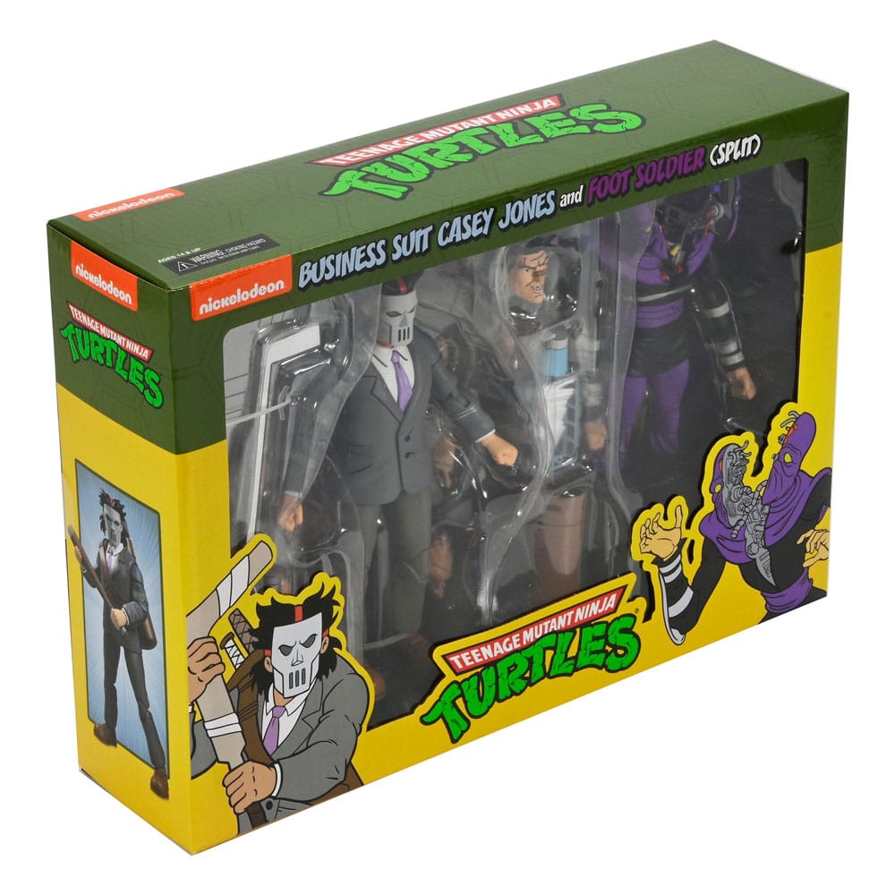 Teenage Mutant Ninja Turtles (Cartoon) Actionfiguren 2er-Pack Business Suit Casey Jones & Split Foot Soldier 18 cm Image 4