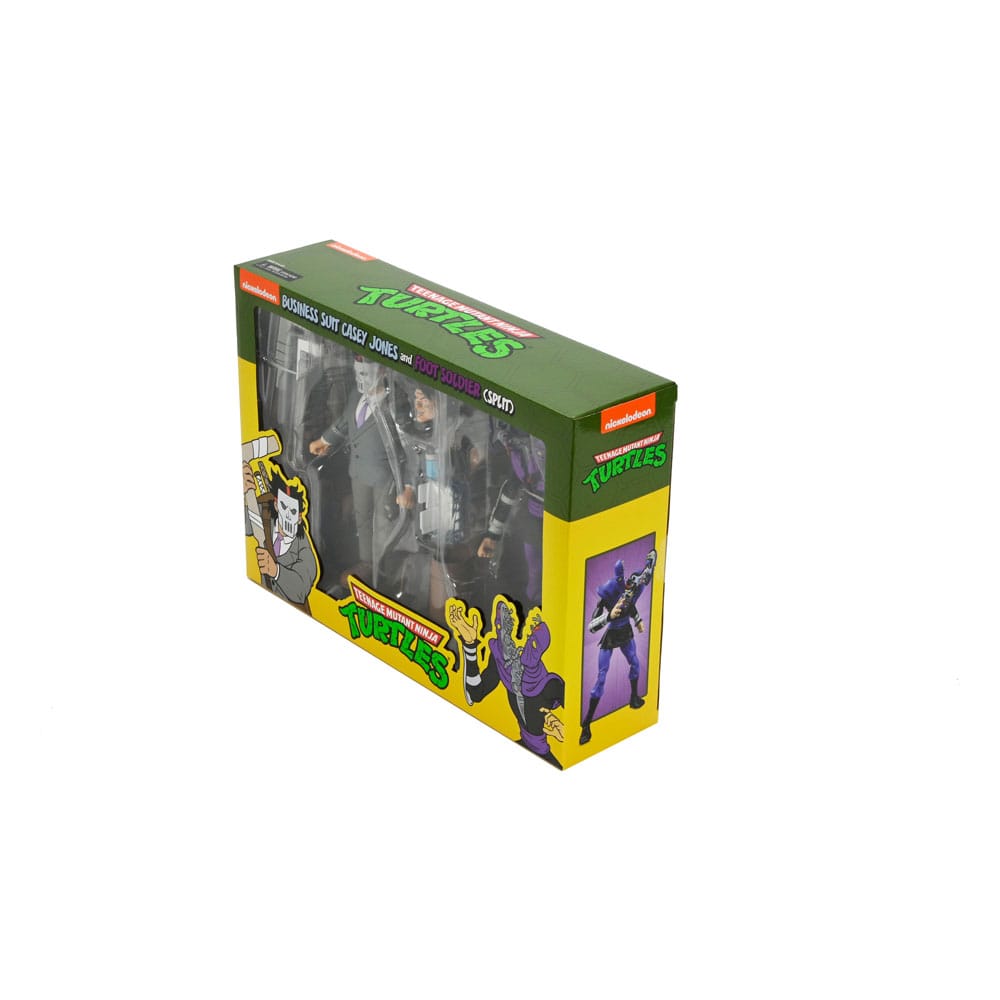Teenage Mutant Ninja Turtles (Cartoon) Actionfiguren 2er-Pack Business Suit Casey Jones & Split Foot Soldier 18 cm Image 5