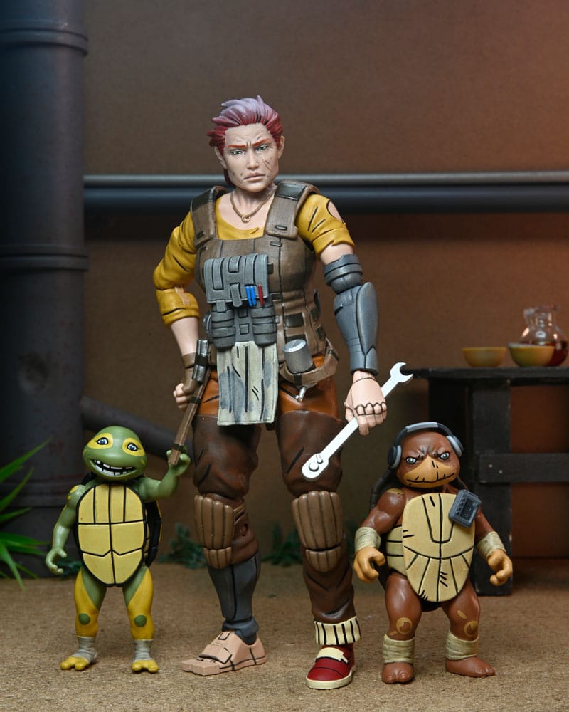 Teenage Mutant Ninja Turtles (The Last Ronin The Lost Years) Actionfigur Grammy April with Baby Yi & Moja 18 cm Image 6