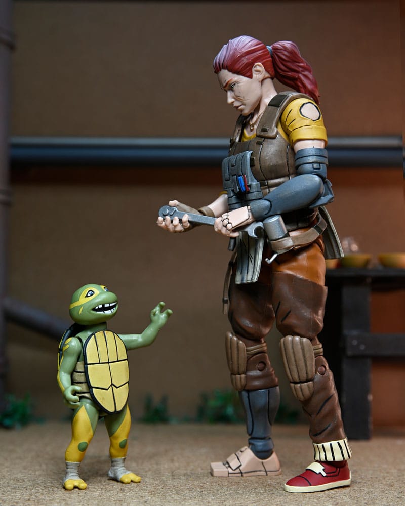 Teenage Mutant Ninja Turtles (The Last Ronin The Lost Years) Actionfigur Grammy April with Baby Yi & Moja 18 cm Image 10