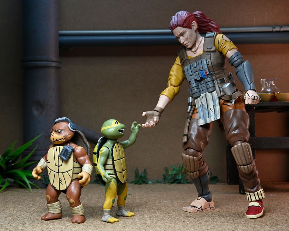 Teenage Mutant Ninja Turtles (The Last Ronin The Lost Years) Actionfigur Grammy April with Baby Yi & Moja 18 cm Image 15