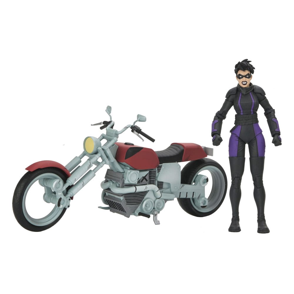 Teenage Mutant Ninja Turtles (The Last Ronin The Lost Years) Actionfigur Casey Marie with Last Ronin Motorcycle 18 cm Image 1
