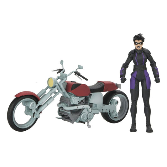 Teenage Mutant Ninja Turtles (The Last Ronin The Lost Years) Actionfigur Casey Marie with Last Ronin Motorcycle 18 cm Image 1
