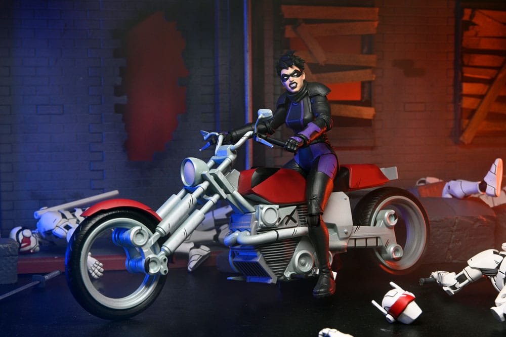 Teenage Mutant Ninja Turtles (The Last Ronin The Lost Years) Actionfigur Casey Marie with Last Ronin Motorcycle 18 cm Image 15