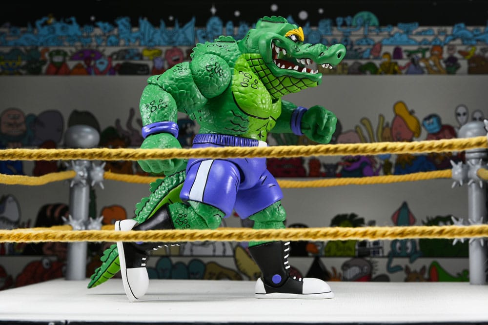 Teenage Mutant Ninja Turtles (Archie Comics) Actionfigur Stump Wrestling Leatherhead 18 cm Image 8