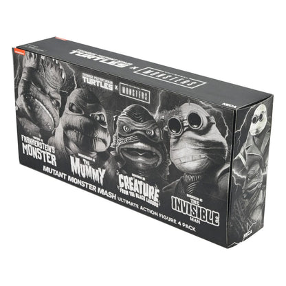 Universal Monsters x Teenage Mutant Ninja Turtles Actionfiguren 4er-Pack Turtles Black & White 18 cm Image 5